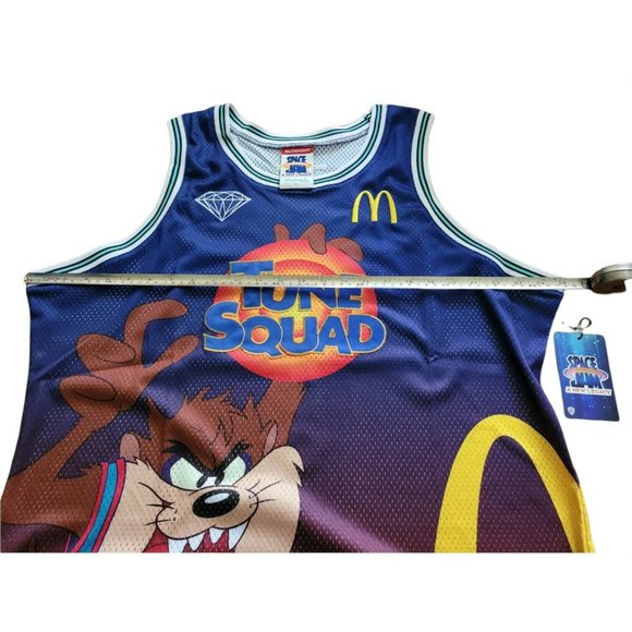 Space Jam A New Legacy McDonald's Diamond Supply Co. Tasmanian Devil TAZ Jersey - Picture 6 of 12